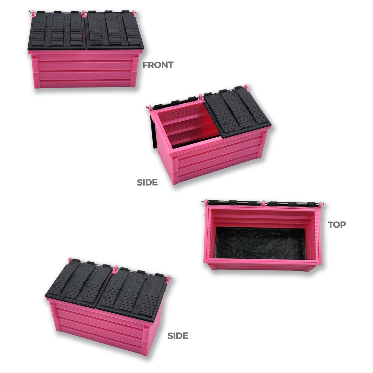 DUMPSTERS - Mini Dumpsters In Dumpster | Individually or Set (3D PRINTED)