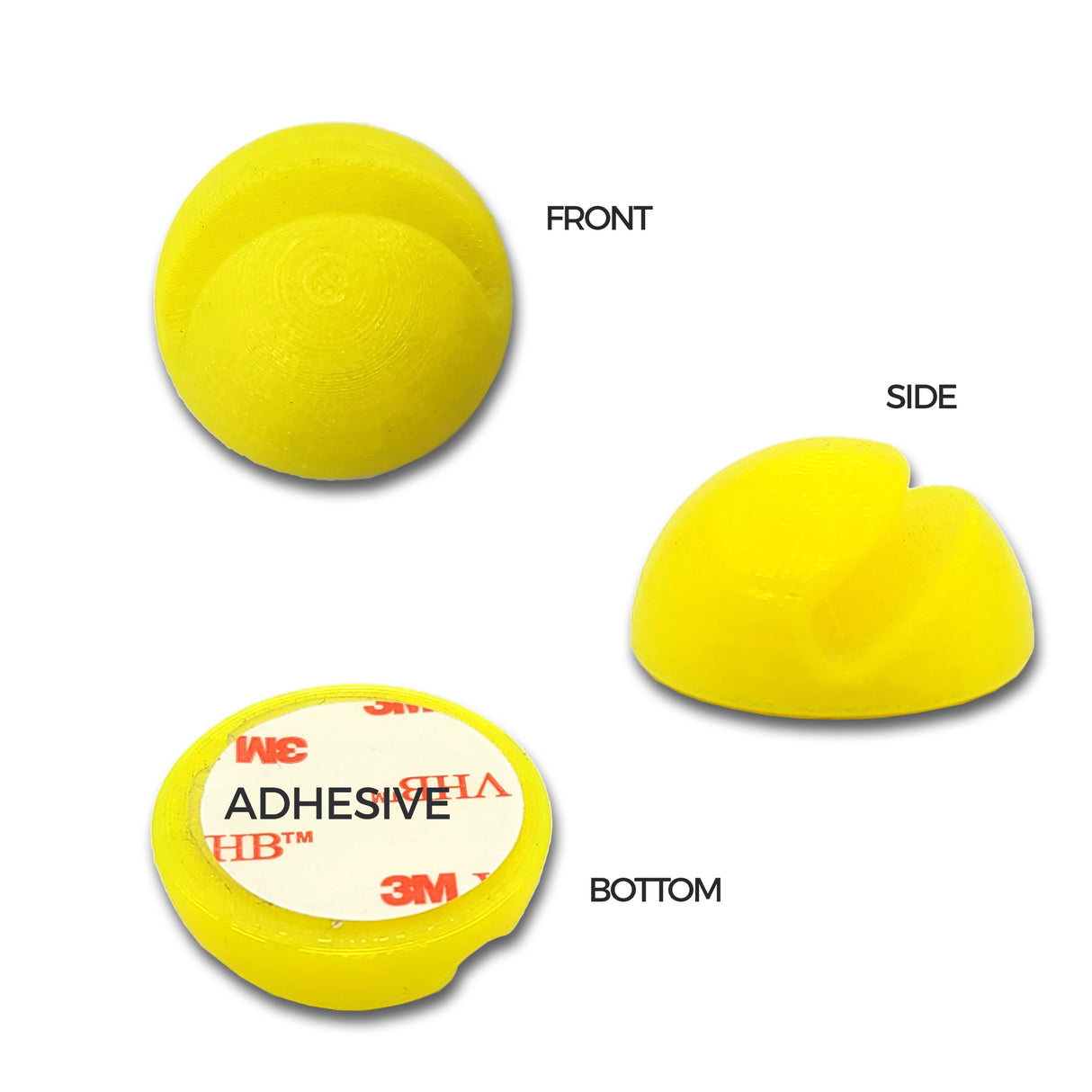 FACE MASK HOLDER DOT | Adhesive (3D PRINTED)