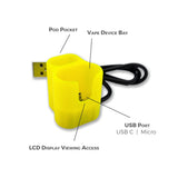 VAPE STAND - USB Powered & Leak Proof | Micro USB or USB C (3D PRINTED)
