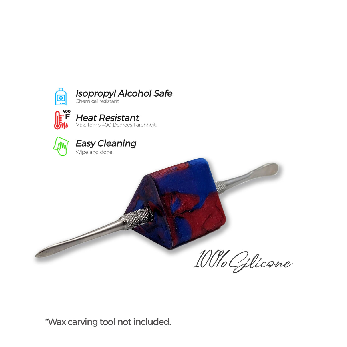 HANDLE / STAND - Wax Carving Tool Stand/Handle | Dual Color (SILICONE)